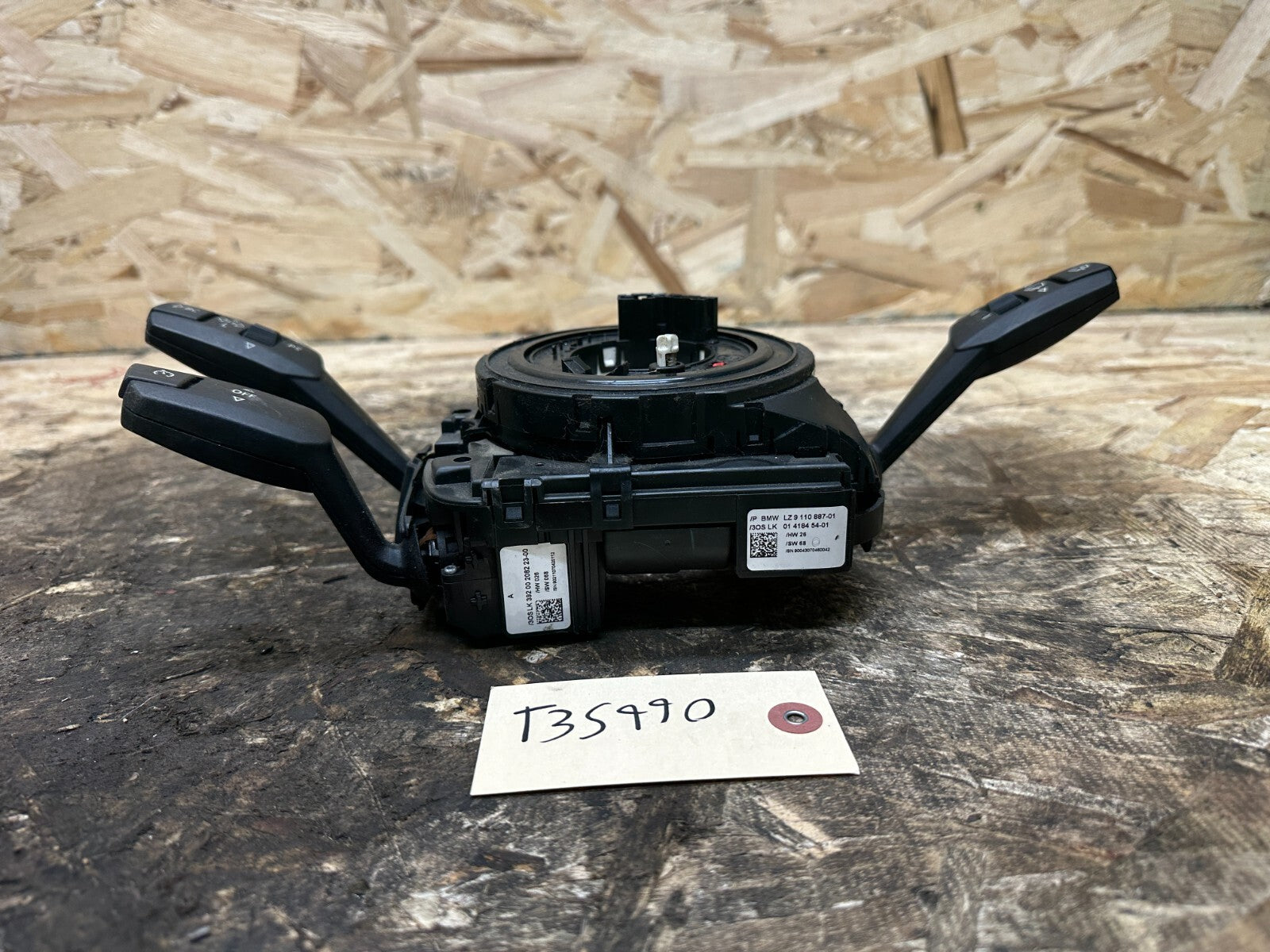 BMW 06-13 E90 STEERING COLUMN SWITCH UNIT W/ CLOCK SPRING OEM 9110887+6989557