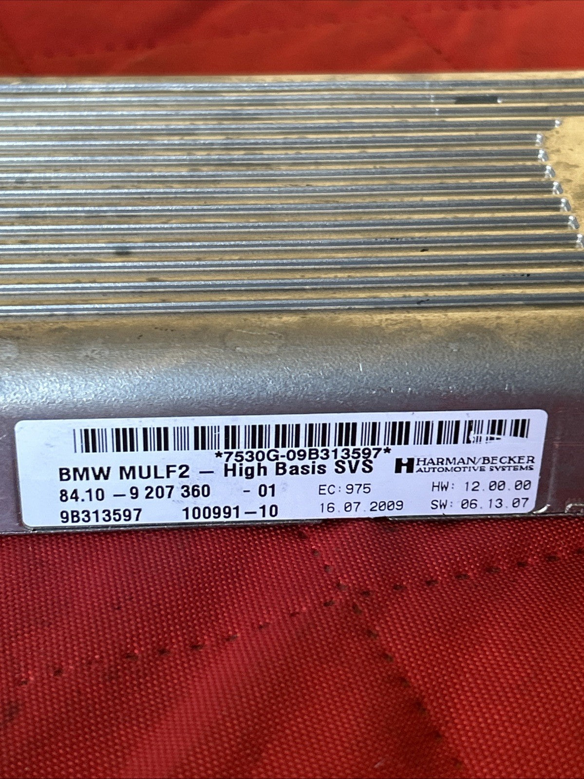 BMW 04-13 1/3/5/6/7 SERIES X5 Z4 SVS BLUETOOTH COMMUNICATION MODULE 9207360