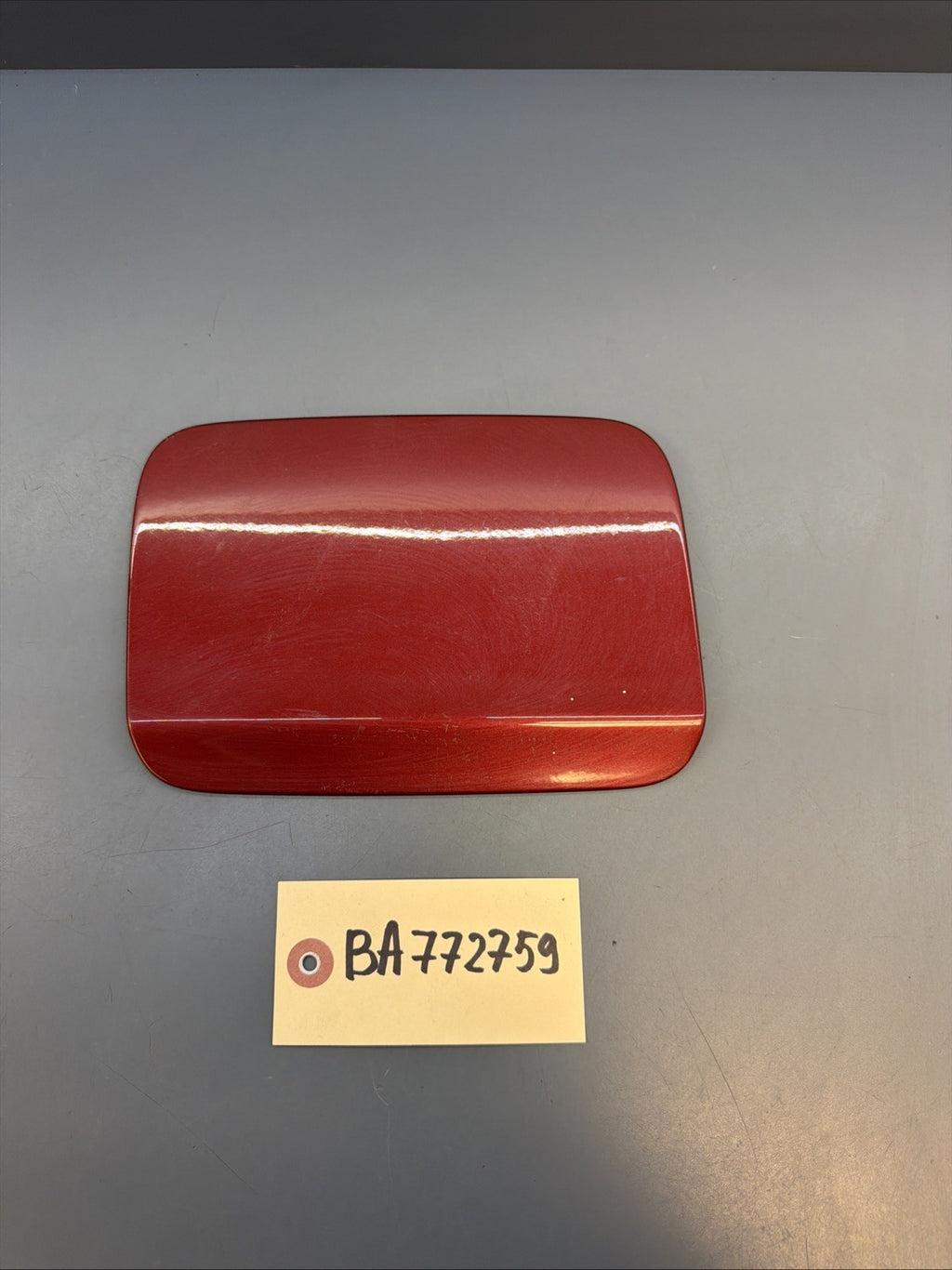 07-11 BMW E90 E91 FUEL TANK FILLER GAS DOOR LID RED OEM 328i 335i 7546830