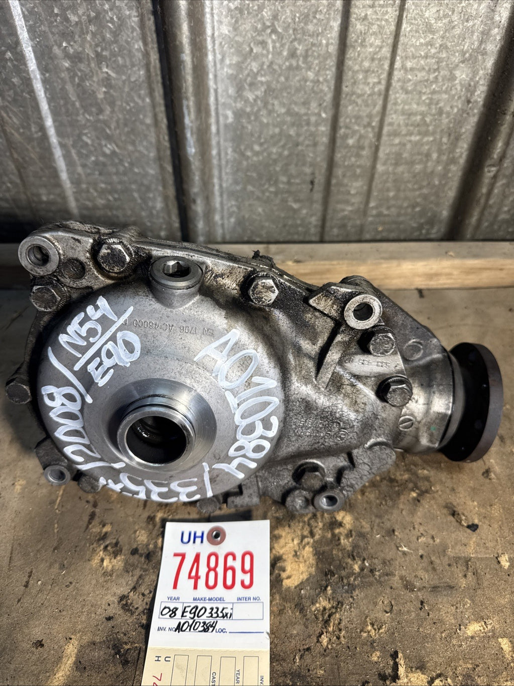 Front Differential Carrier Final Drive 3.46 AWD Diff OEM BMW E90 335Xi 7533435