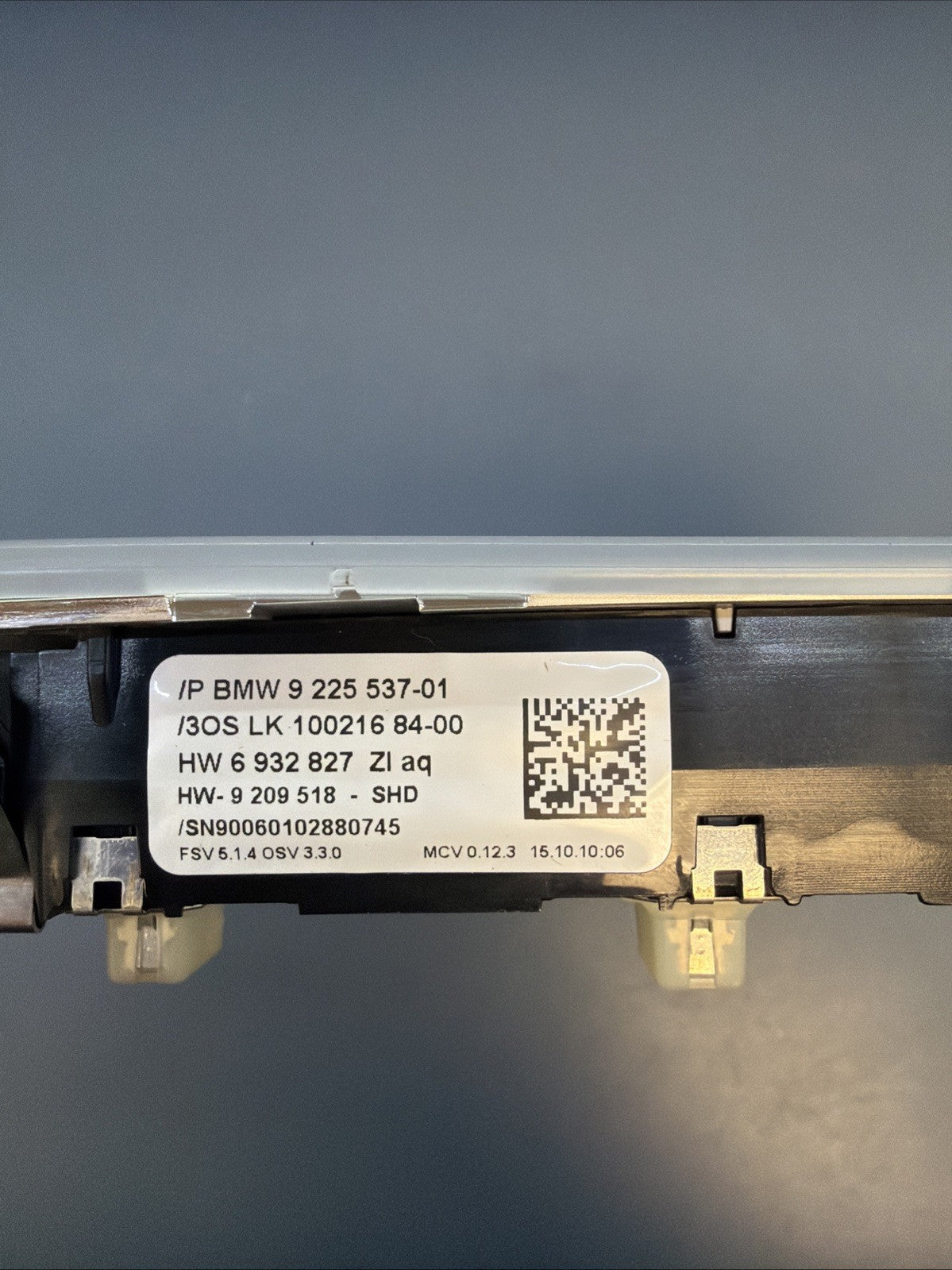 07-13 BMW E92 E90 128i 135i 328i 335i M3 Sunroof Switch Dome Light 9225537 GREY