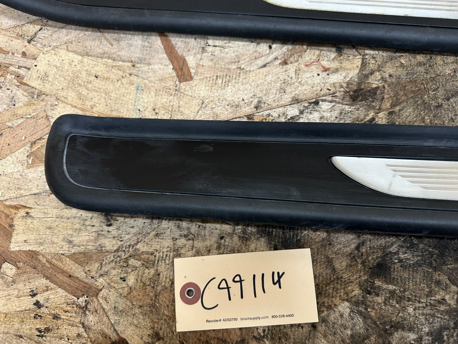 BMW 2006-2013 E92 INTERIOR LEFT+RIGHT DOOR SILL COVER M EDITION OEM 7900807/8