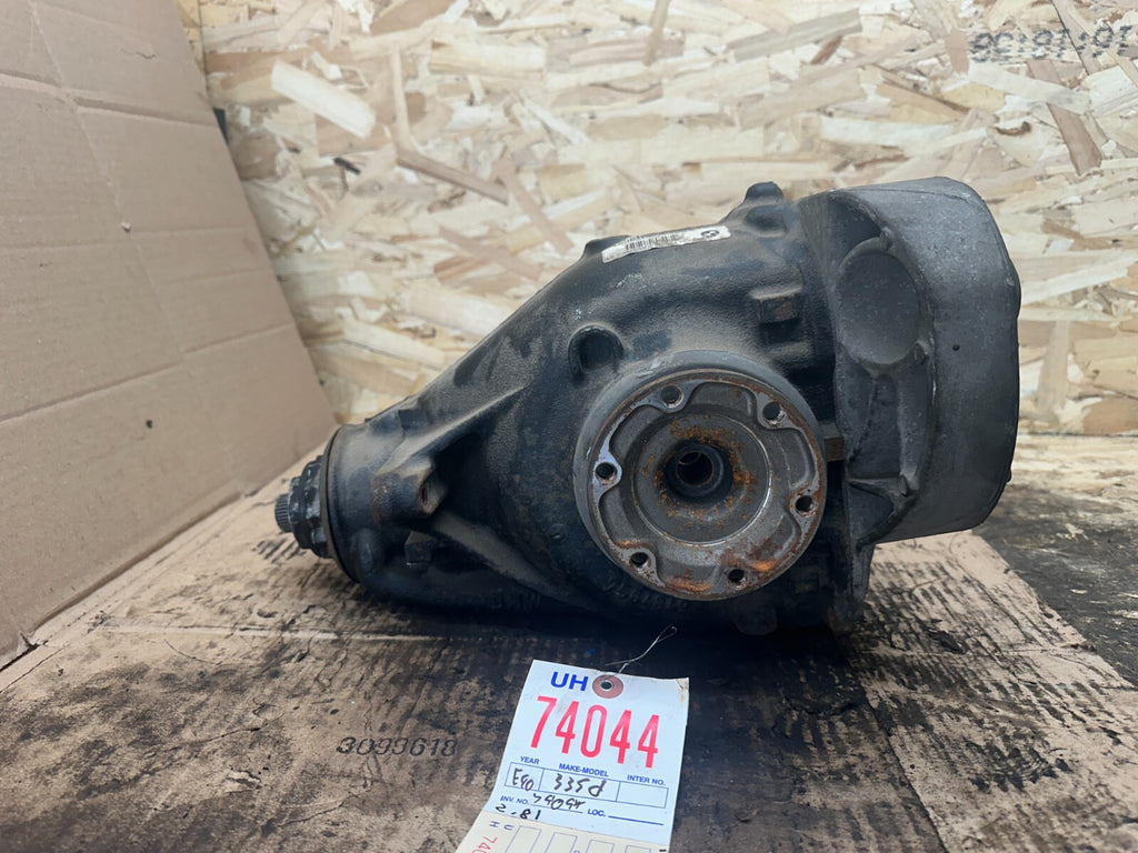 BMW 335d 3 SERIES REAR DIFFERENTIAL FINAL 2.81 DRIVE OEM 7571176 7518413 7571175