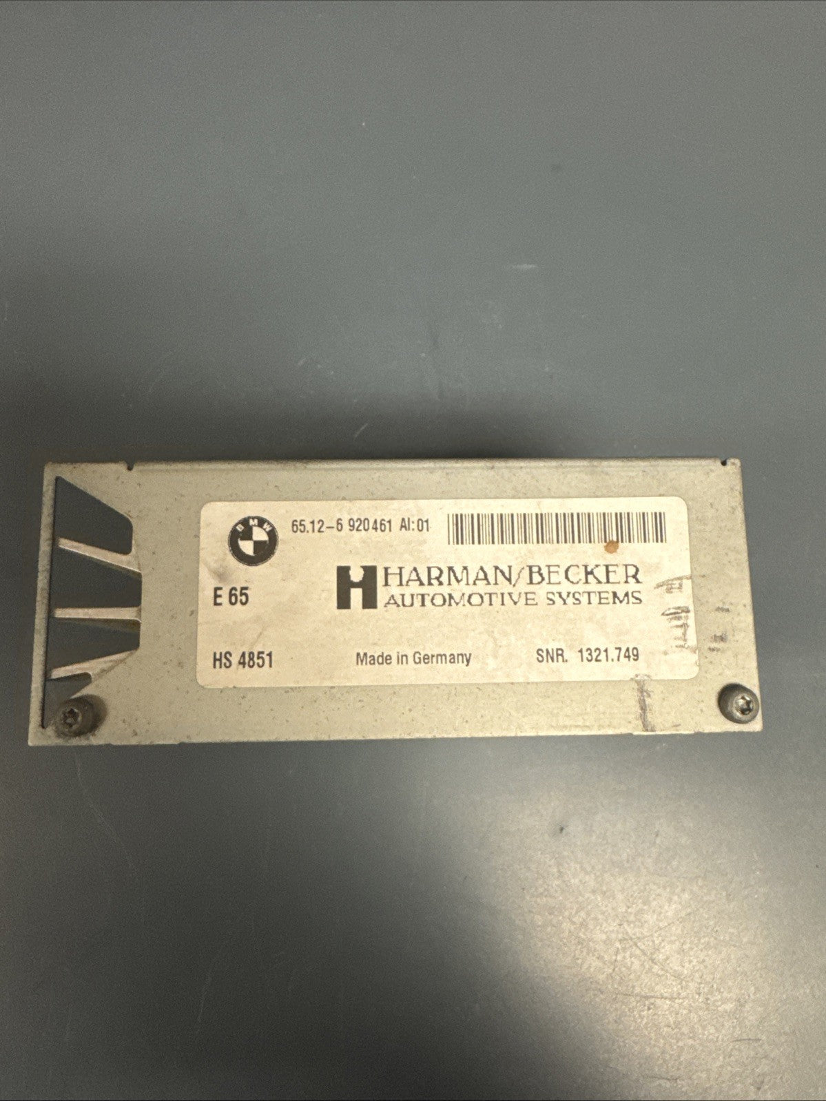 2004 - 2010 BMW 525i 530i E60 Harman Becker Premium Audio Amplifier 6920461 OEM