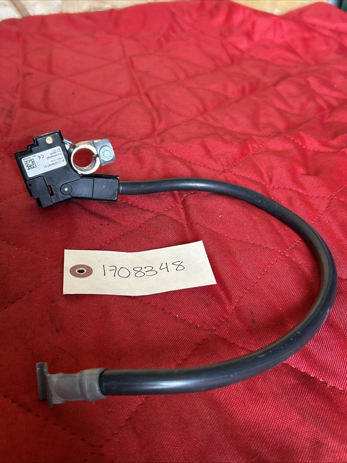 10-19 BMW F10 F12 F07 F06 F25 NEGATIVE BATTERY TERMINAL CONNECTOR 9234437