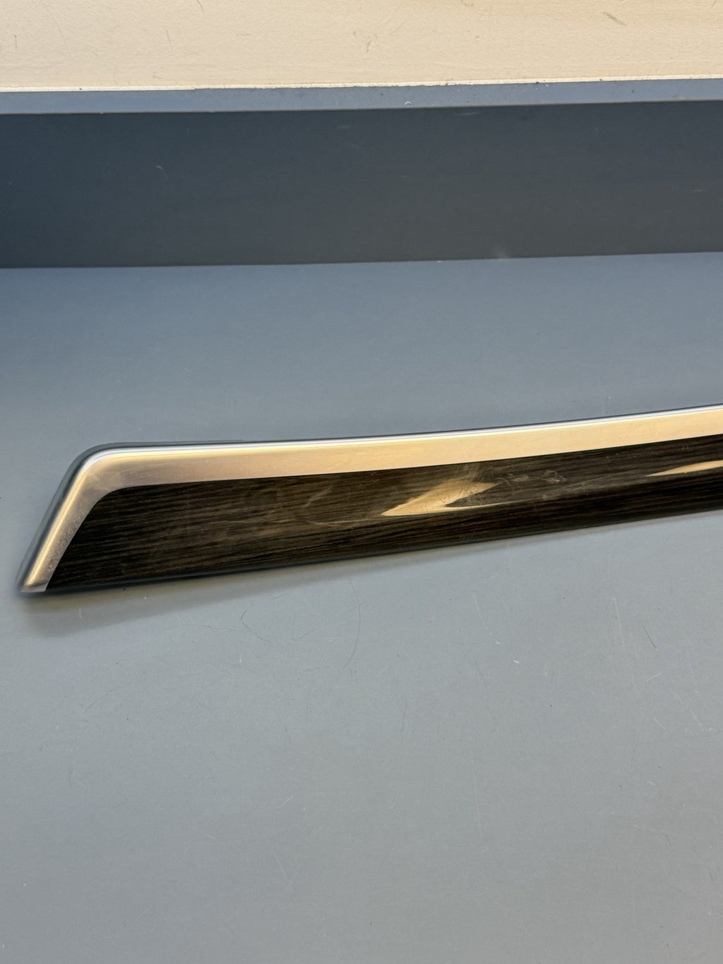 11-16 BMW F10 528i 535i 550i Fineline Front Driver Side Wood Door Trim 7225547