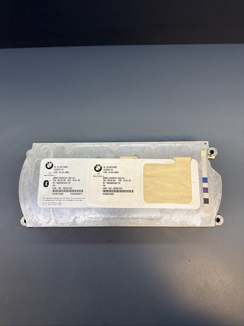 2005-2006 BMW 525i 530i 545i 650i Telematics Control Module Genuine OEM 6972696