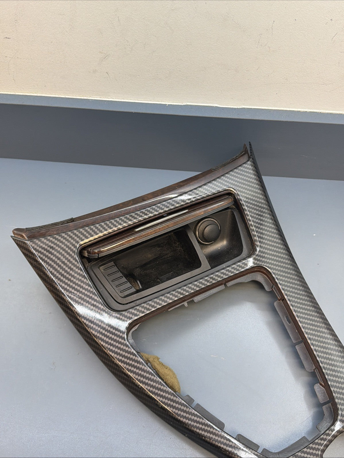 07-13 BMW E90 E92 328i 335i CENTER CONSOLE WOOD CIC TRIM OEM 9170935