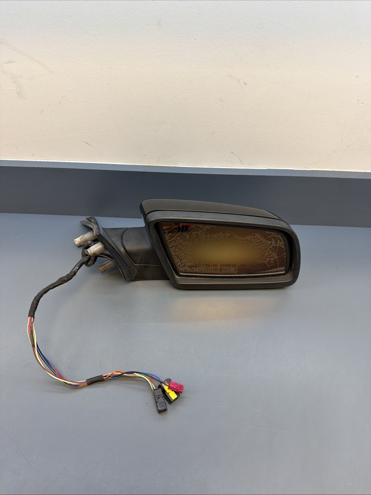 2004-2007 BMW Black Right Side Power Mirror 010748 5 Series E60 *READ*