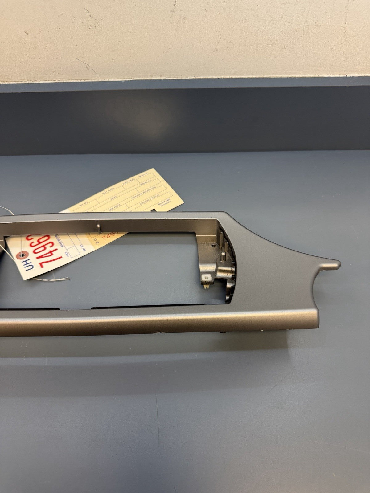 03-08 BMW Z4 E85 E86 Right Passenger Side Center Dash Trim Panel Aluminum7036358