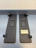 18-23 BMW X2 F39 FRONT RIGHT & LEFT SIDE SUN VISORS PAIR BLACK 7429920 7429919