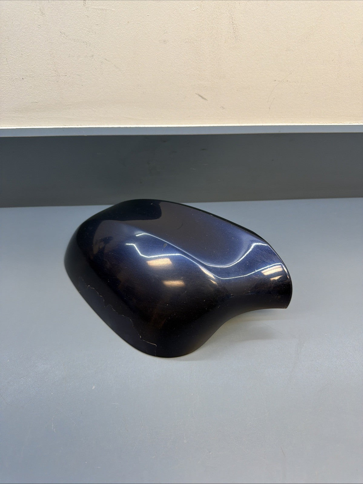 2009-2011 BMW E90 328i 335i SEDAN FRONT LEFT DRIVER BLUE MIRROR CAP COVER OEM