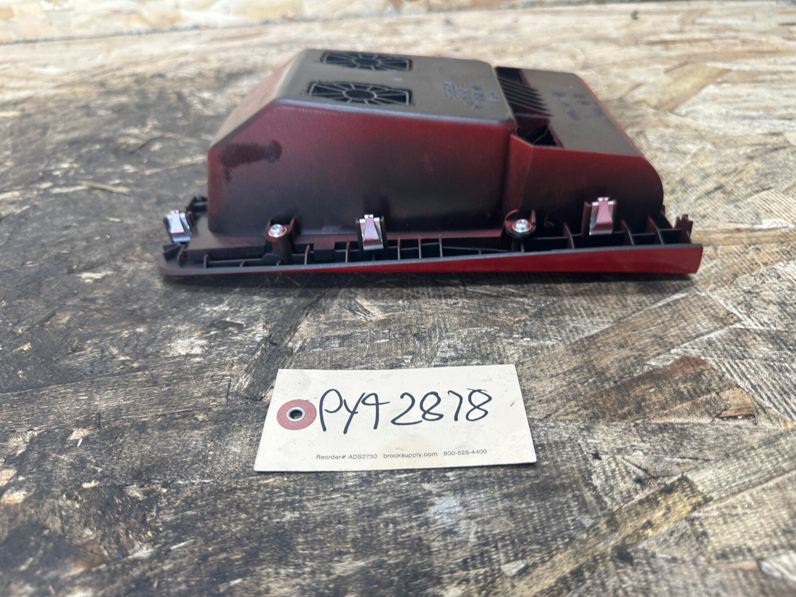 BMW 06-13 E92 E93 3 SERIES M3 REAR CENTER CONSOLE STORAGE TRAY RED OEM 8046329