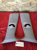 07-13 BMW X5 LEFT&RIGHT UPPER B PILLAR TRIM PANEL 7129751 7129752 GREY