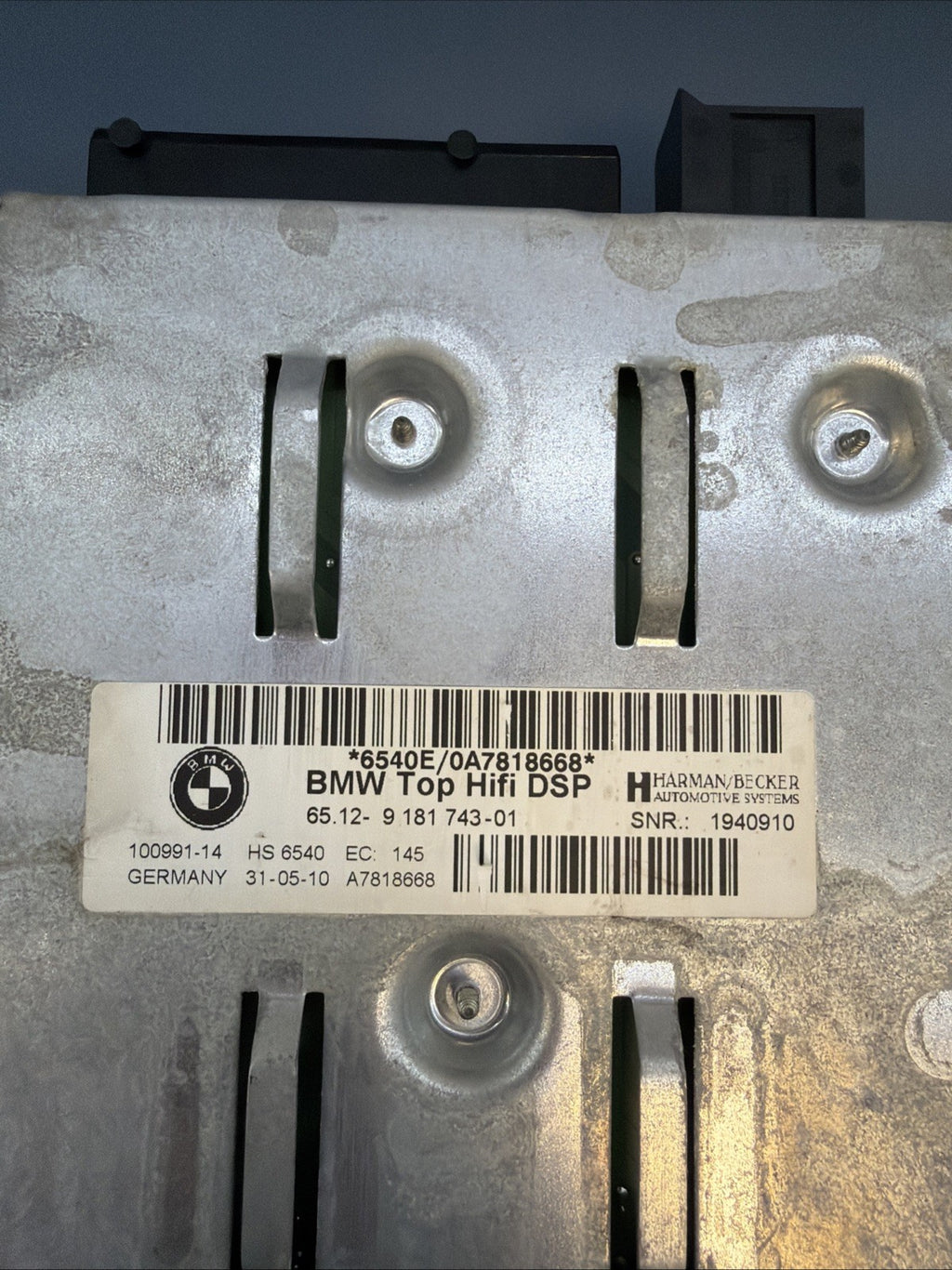 BMW 3 5 6 SERIES AMPLIFIER AMP AUDIO LOGIC 7 TOP HI-FI DSP HARMAN OEM 9181743 *