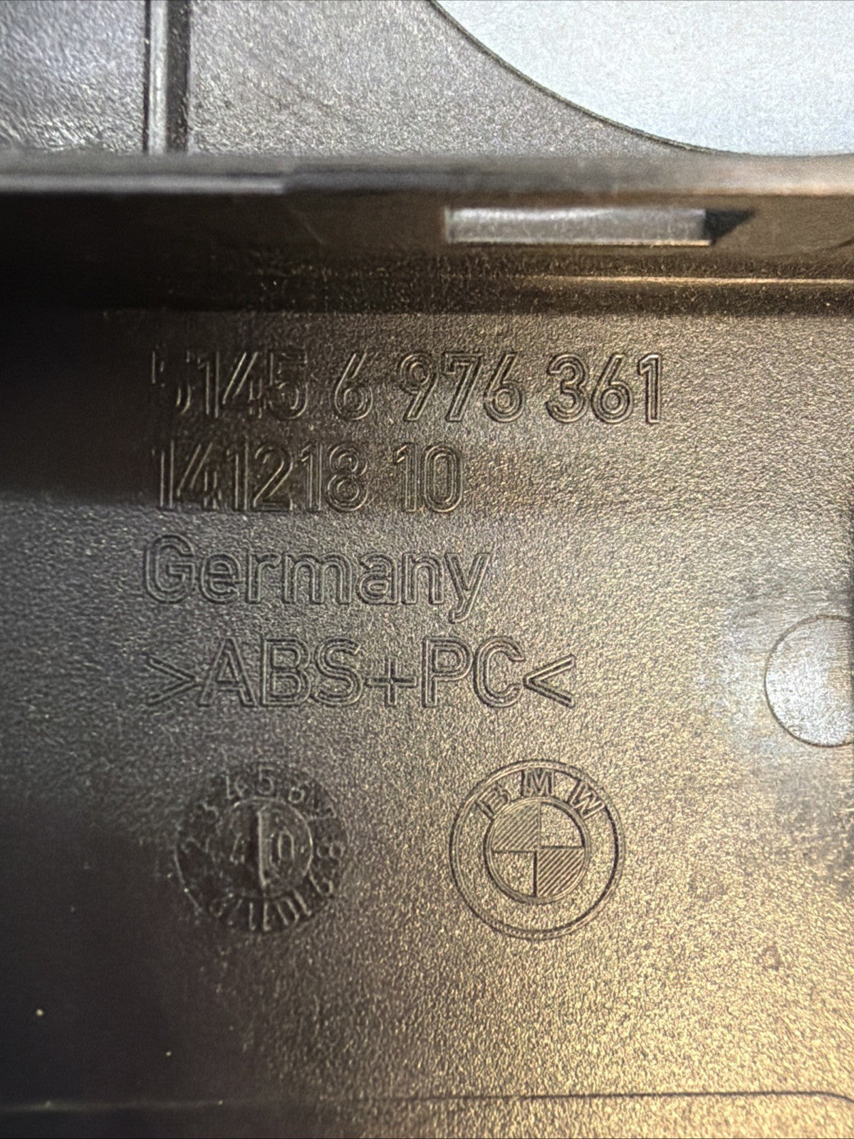 BMW E60 5 SERIES A/C HEATER TEMPERATURE CLIMATE CONTROL UNIT TRIM ONLY 6976361