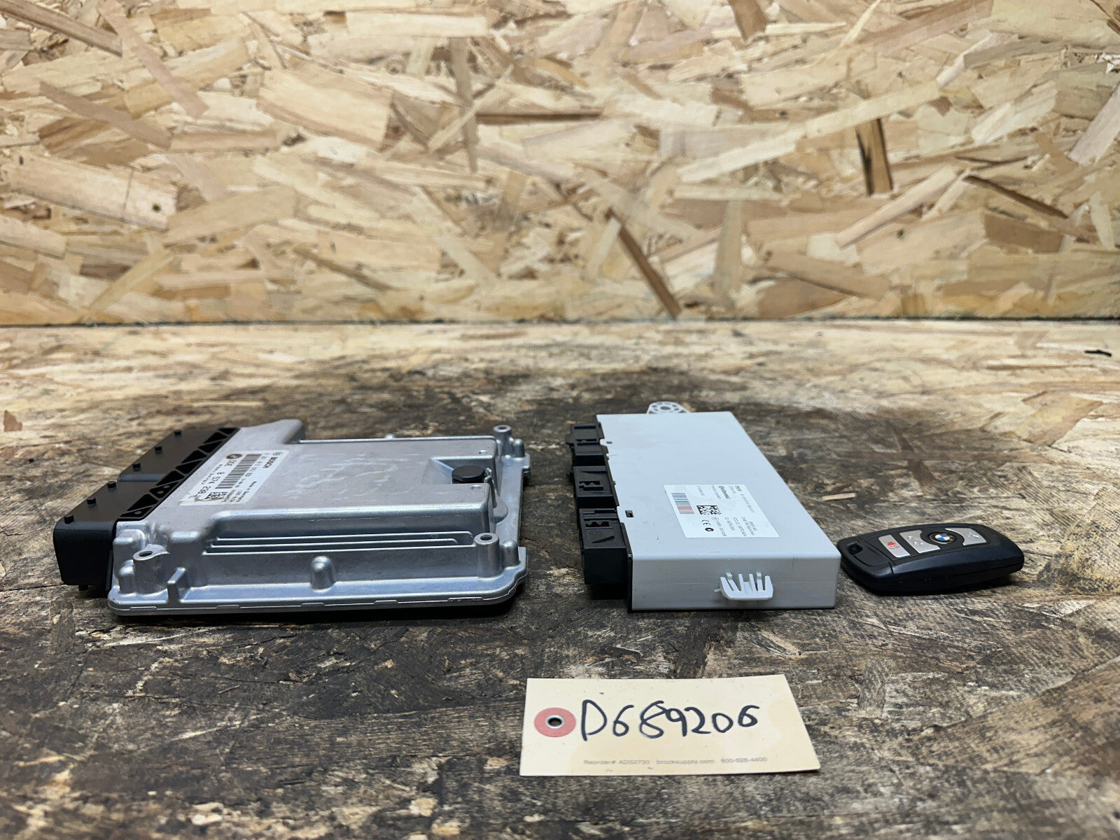 BMW 07-19 3 N57N DIESEL ENGINE ECU+CAS+KEY VIN MATCHED SET OEM 8574238 CAS4