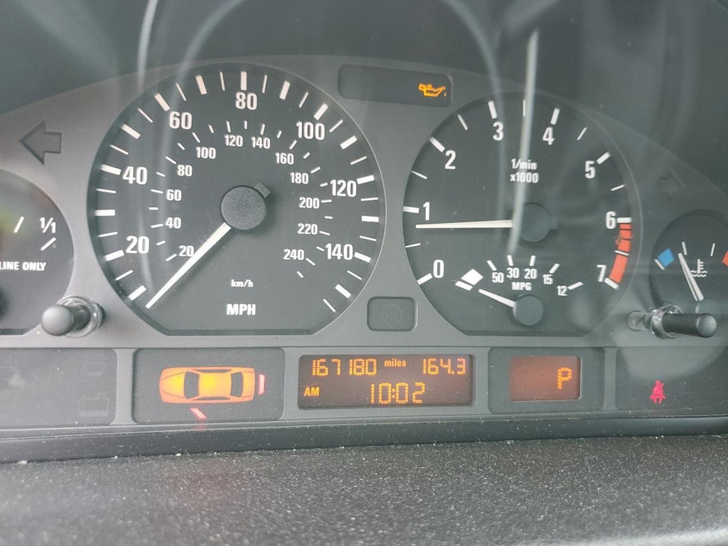 BMW E46 325I SPEEDOMETER INSTRUMENT DASH GAUGE CLUSTER 6911295 AUTO 167K