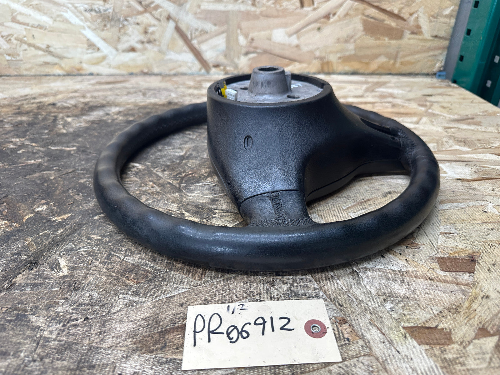 BMW 99-06 E46 3 SERIES BLACK LEATHER SPORT STEERING WHEEL OEM 101493/6760659