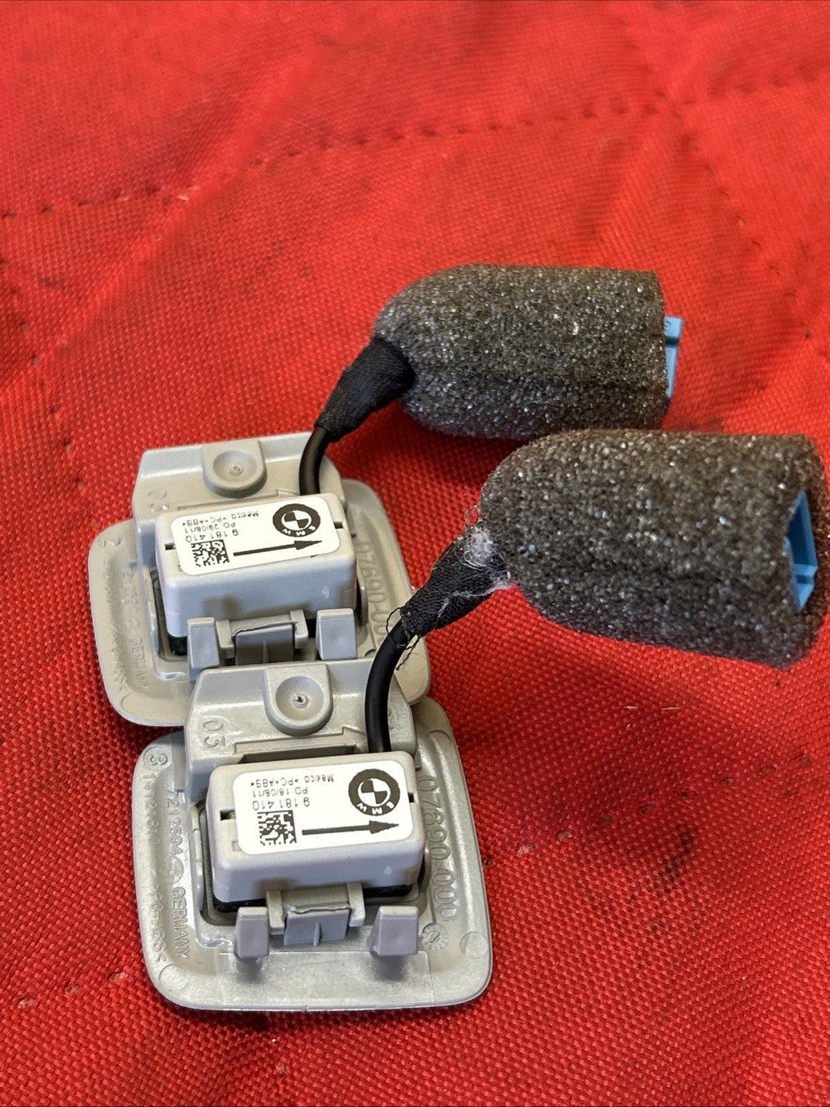 D BMW F10 F30 F13 F25 X5 X6 335 M3 535 Microphone SET 2 Telephone 9181410 GREY
