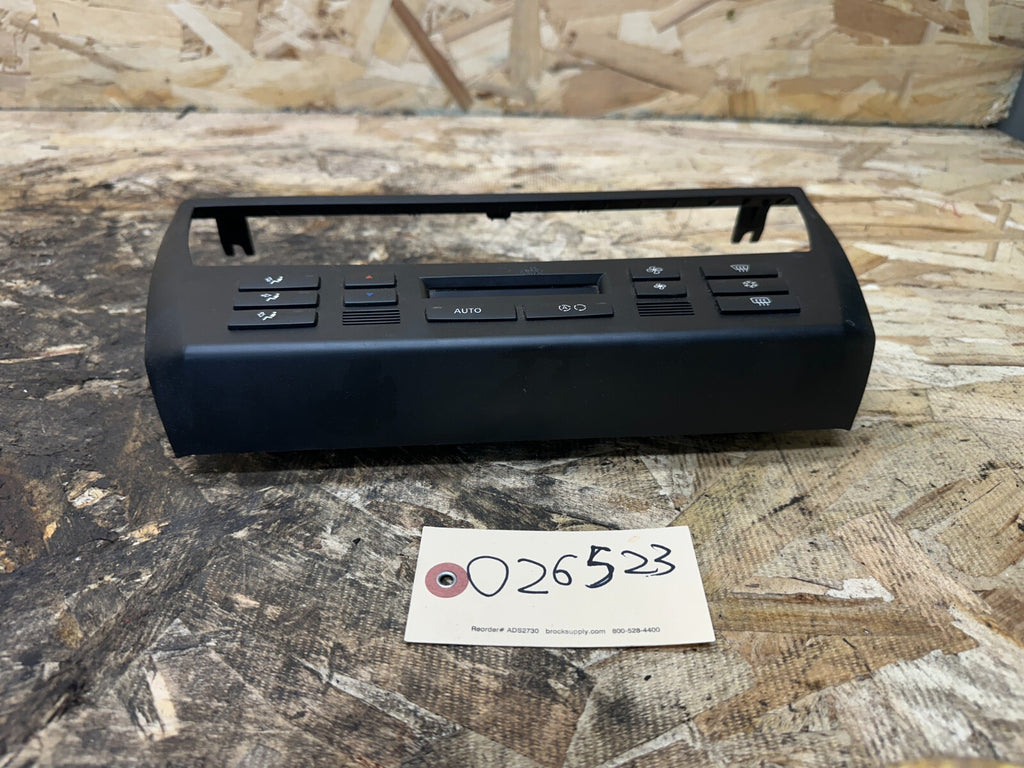 BMW 03-10 E83 X3 FRONT CENTER CONSOLE CLIMATE CONTROL PANEL BLACK OEM 3417544