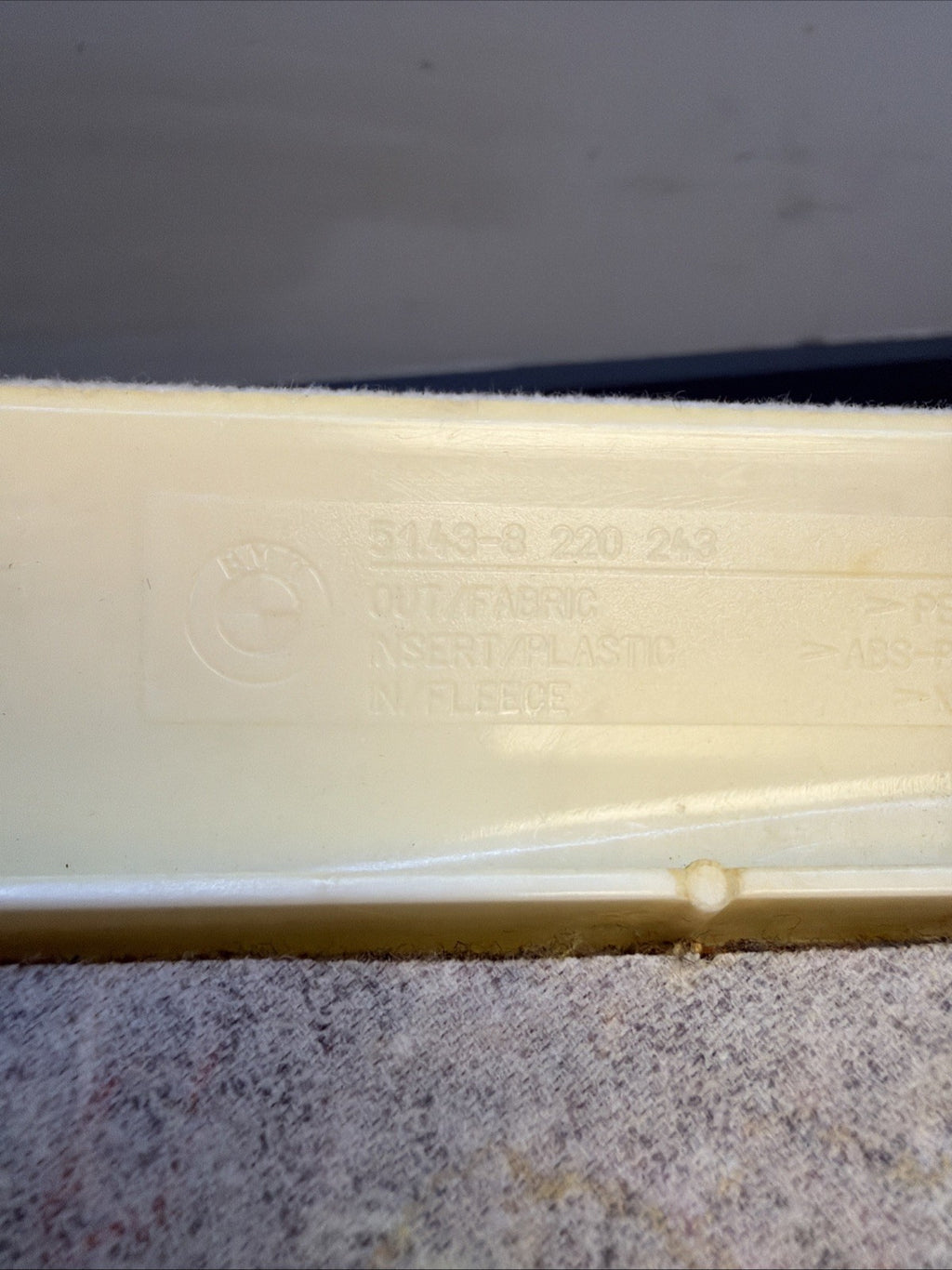 99-06 BMW E46 SEDAN Left & Right Rear C Pillar Trim Panel 8220243 8220244 GRAY