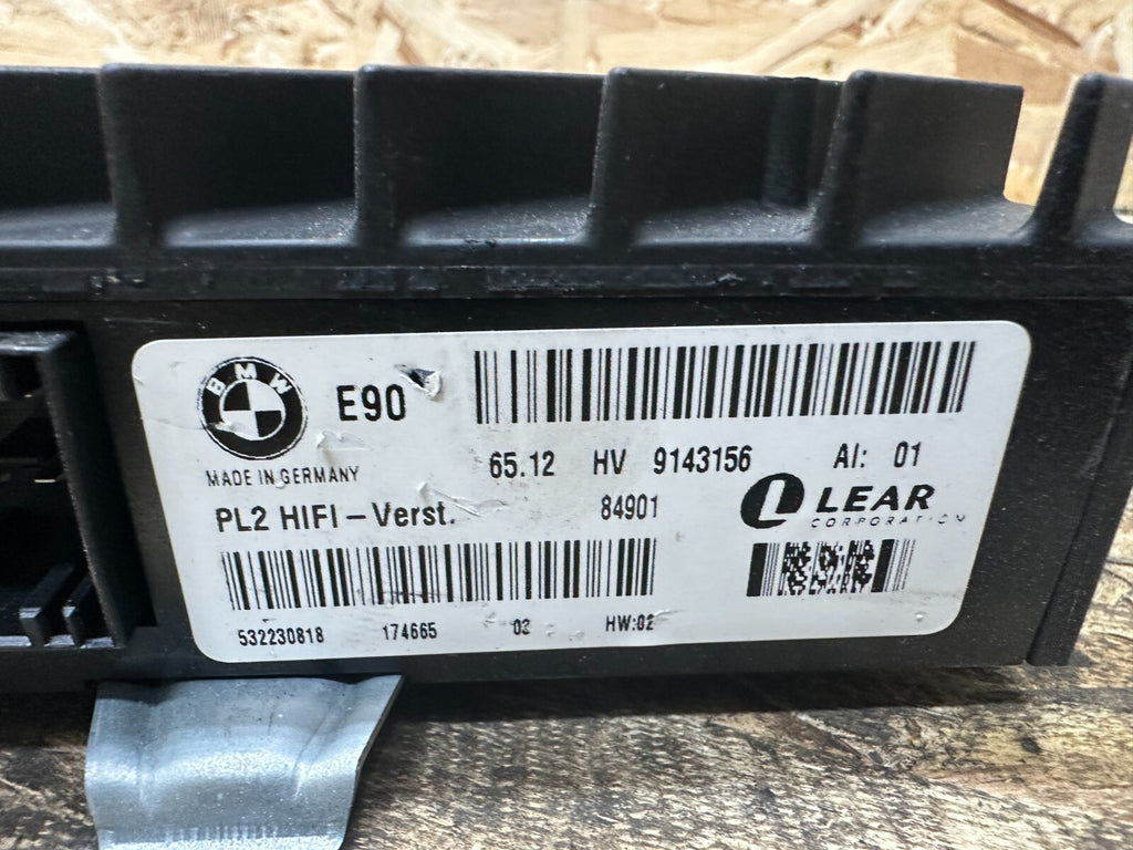 BMW 2006-2012 E90 LEAR HiFi RADIO AUDIO AMPLIFIER OEM 9143156