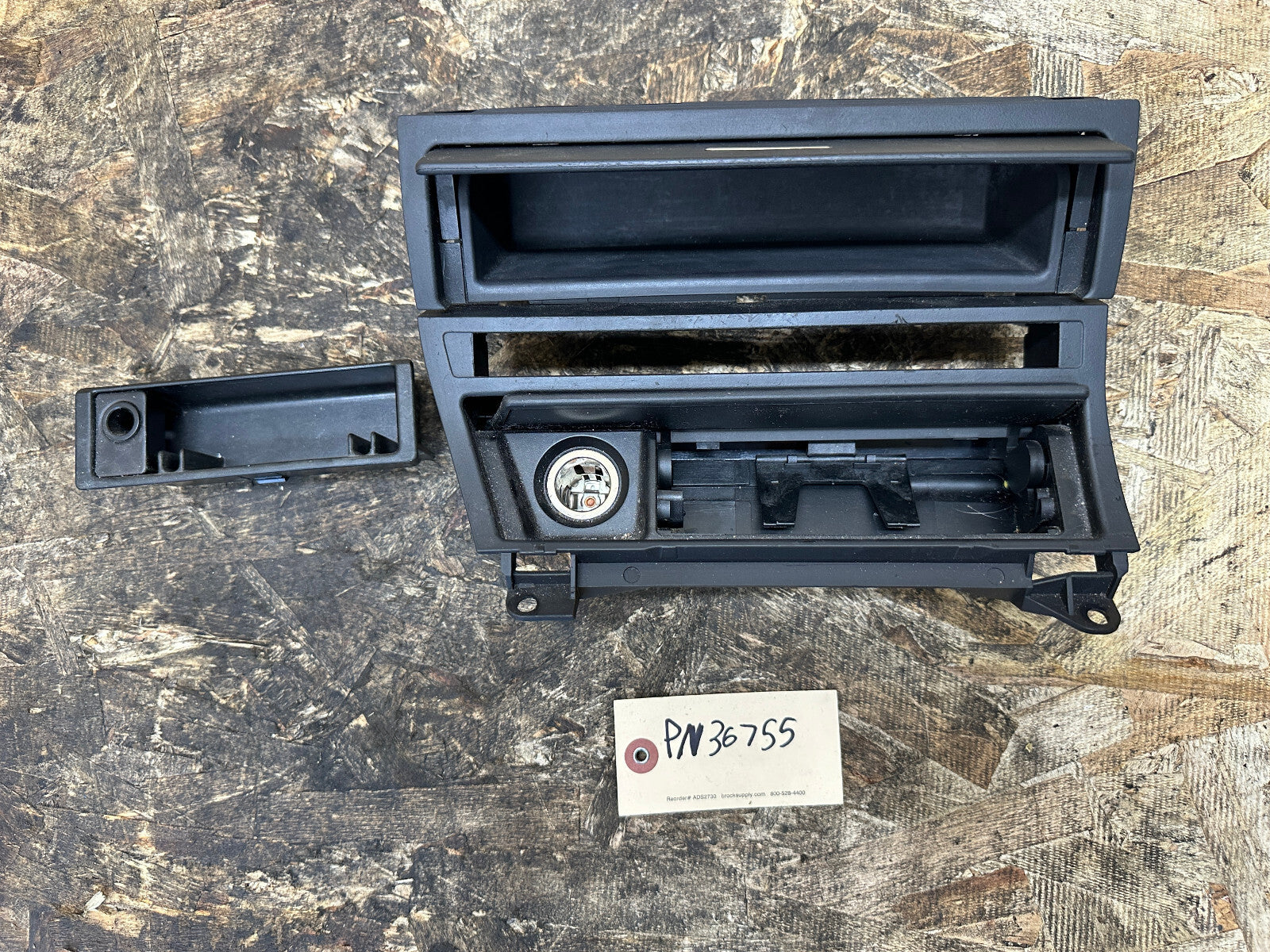 BMW 99-06 E46 3 SERIES CENTER STOREAGE TRIM+TRAYS OEM 8202188+8268887+8268888