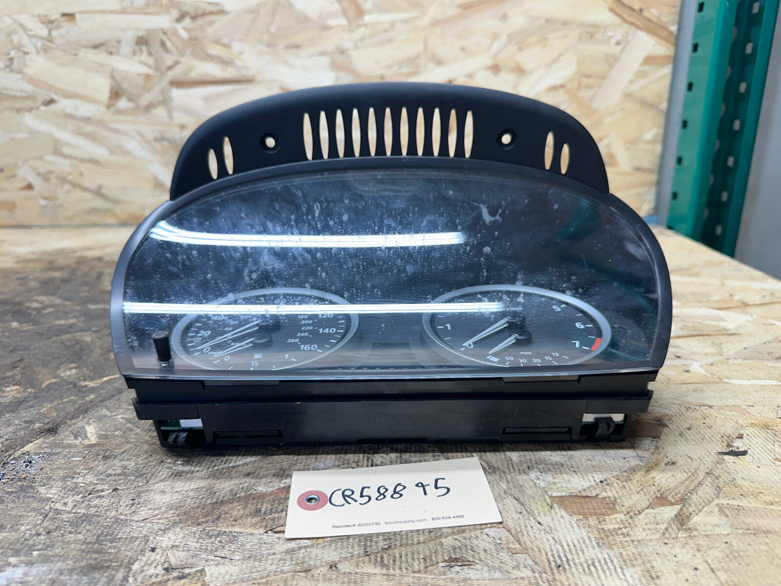 BMW 02-05 E60 5 SERIES SPEEDOMETER INSTRUMENT GAUGE CLUSTER MPH OEM 6958594