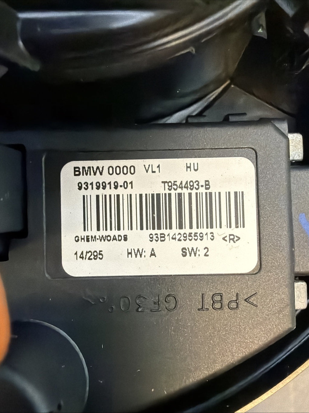 OEM 12-14 BMW 328I F30 F34 AIR HEATER FAN AIR BLOWER MOTOR GENUINE PART 9319919
