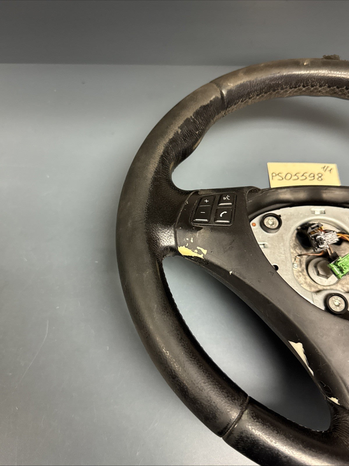 2006-2011 BMW E90 E92 E93 328i 330i 335i Sport Steering Wheel Leather *DEFEKT*