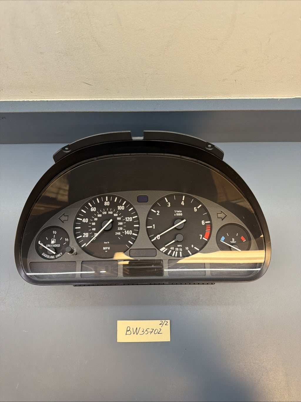 BMW 97-99 E39 5 SERIES INSTRUMENT GAUGE CLUSTER SPEEDOMETER OEM 8375673