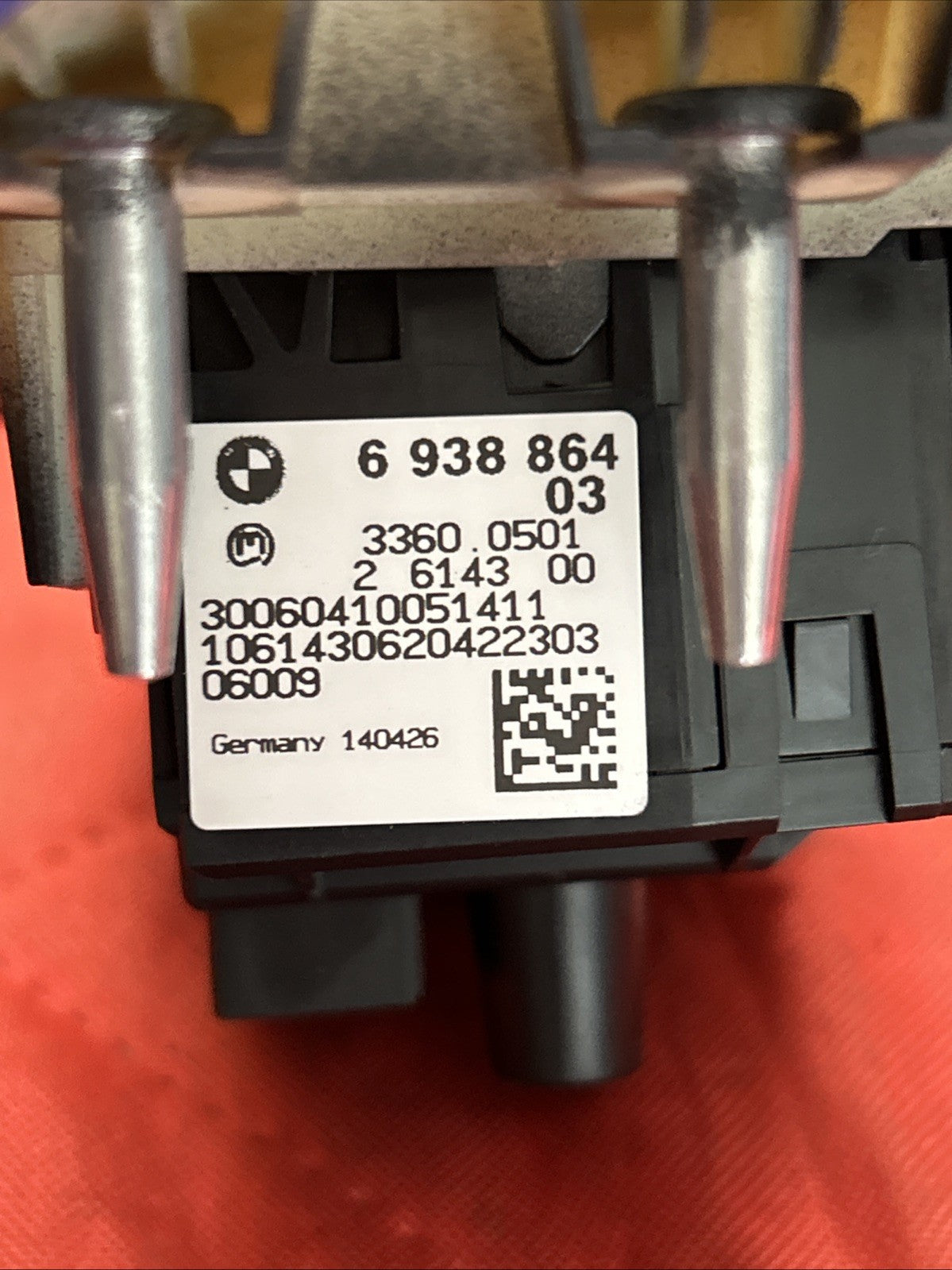 06-02 BMW 335i E90 E88 HEADLIGHT FOG LIGHT CONTROL SWITCH 6938864 OEM