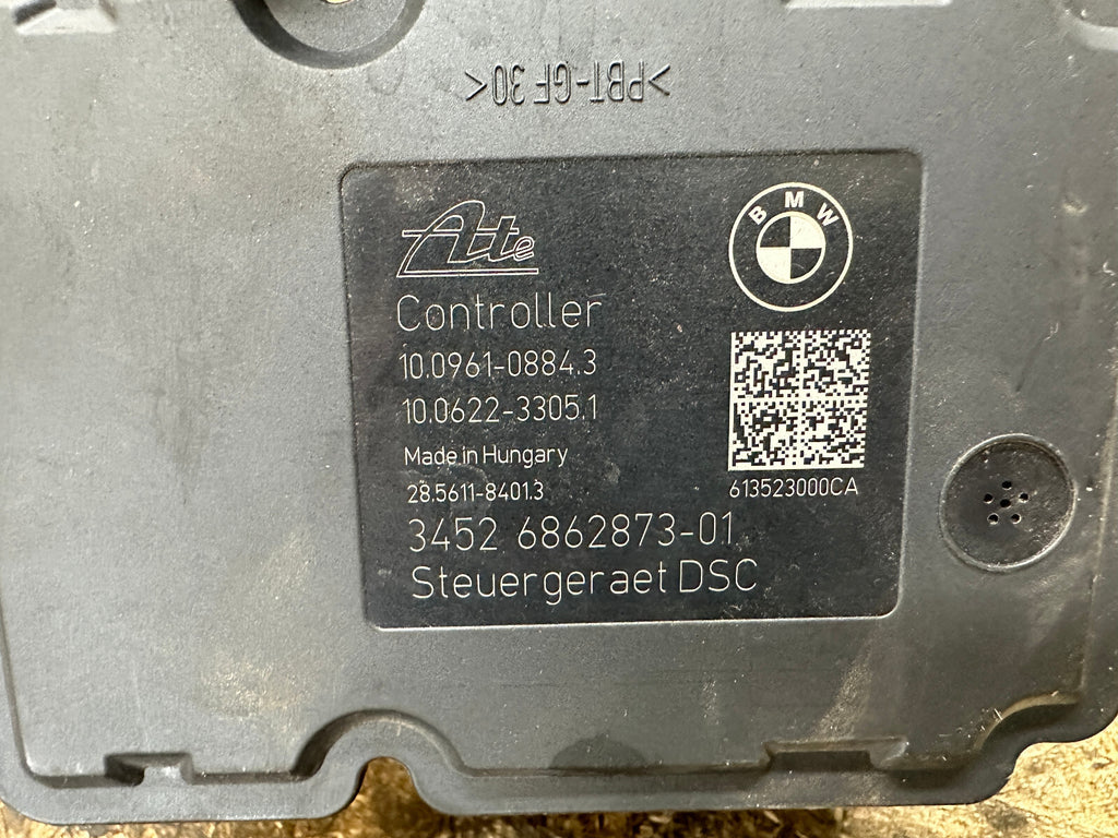 BMW 07-13 E88 ABS ANTI LOCK BRAKE PUMP+CONTROL MODULE OEM 6862873+6862872