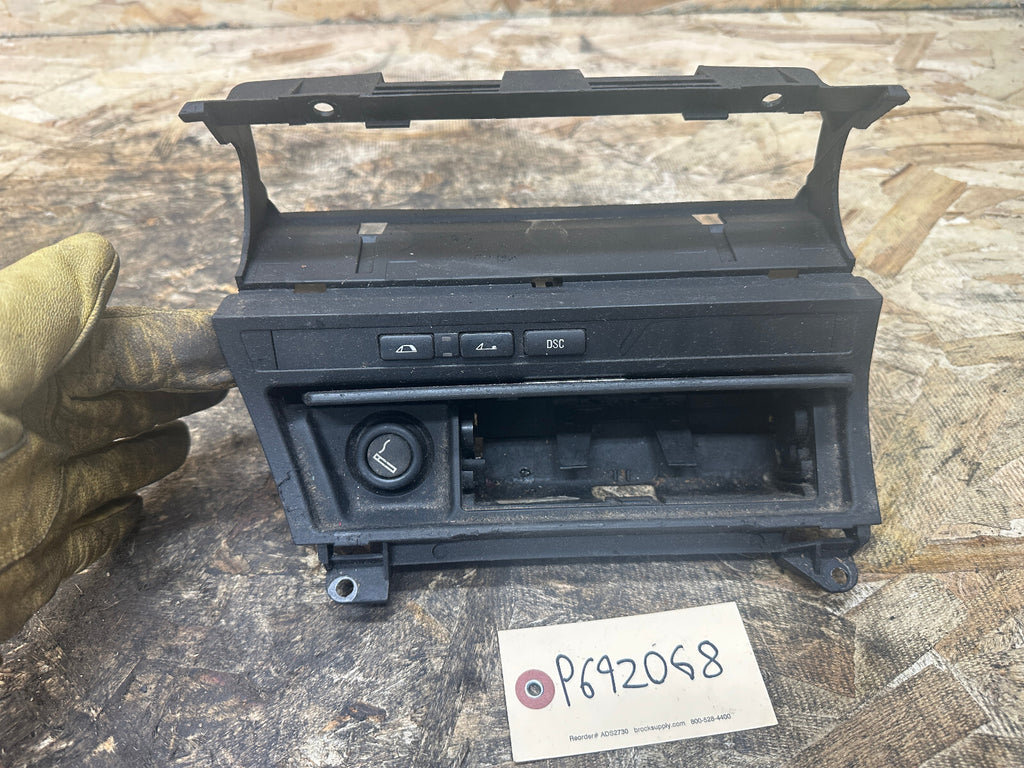 BMW 97-06 3 SERIES CONVERTIBLE BLACK STORAGE TRAY+FOLDING TOP SWITCH 8268887