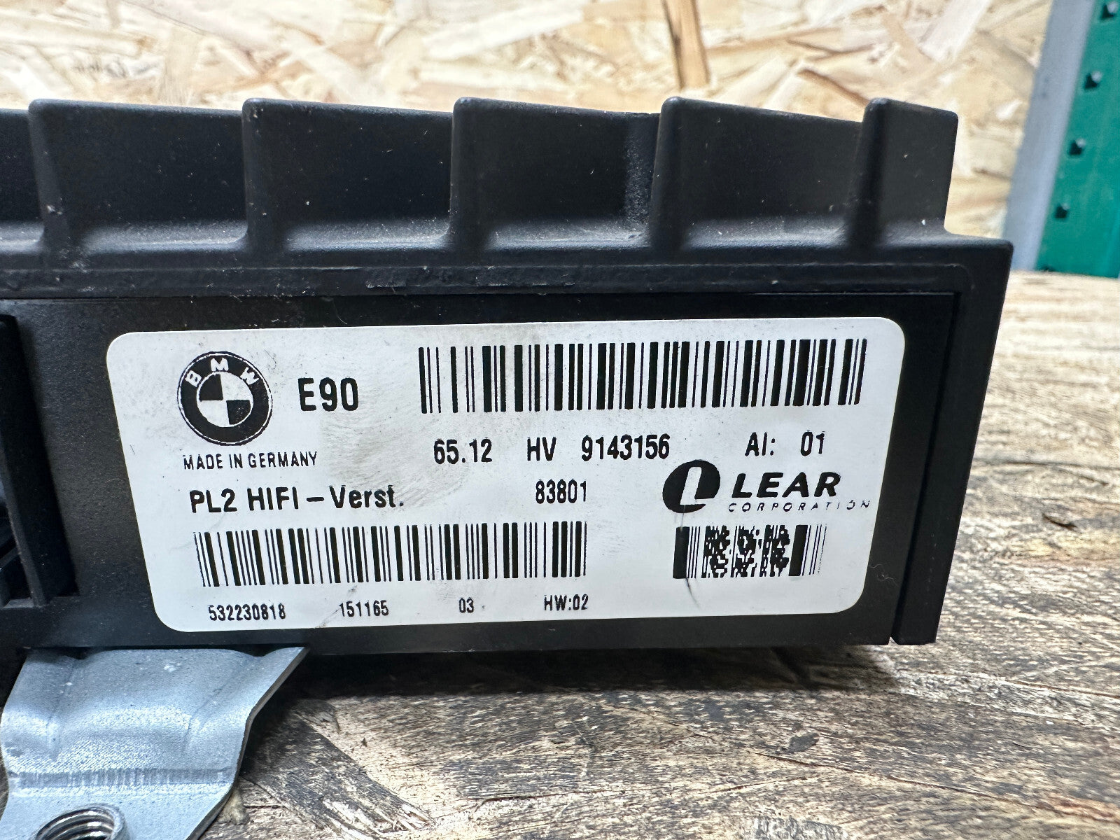 BMW 2006-2012 E90 LEAR HiFi RADIO AUDIO AMPLIFIER OEM 9143156