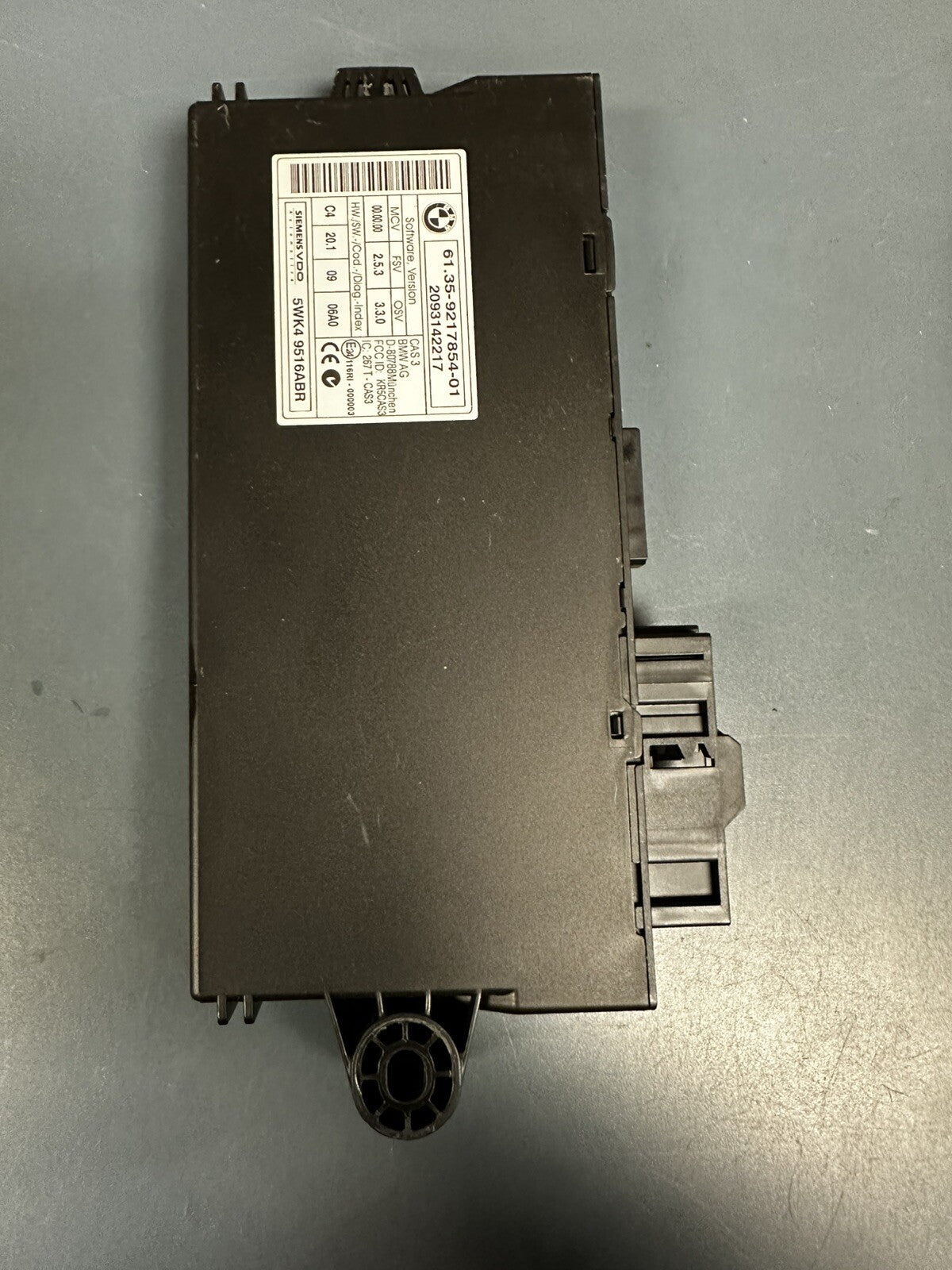 OEM BMW  335 DME ECU CAS ENGINE N54 CONTROL UNIT COMPUTER KEY SET MSD81