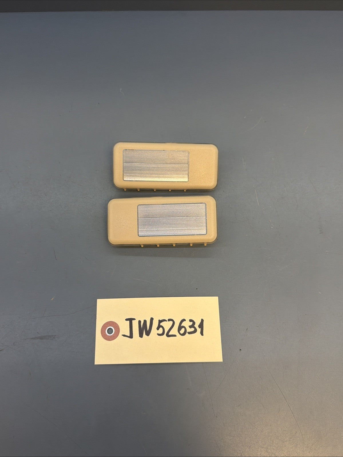 2000-2006 BMW 325 E46 Front Driver & Passenger Sun Visor Light BEIGE 140930