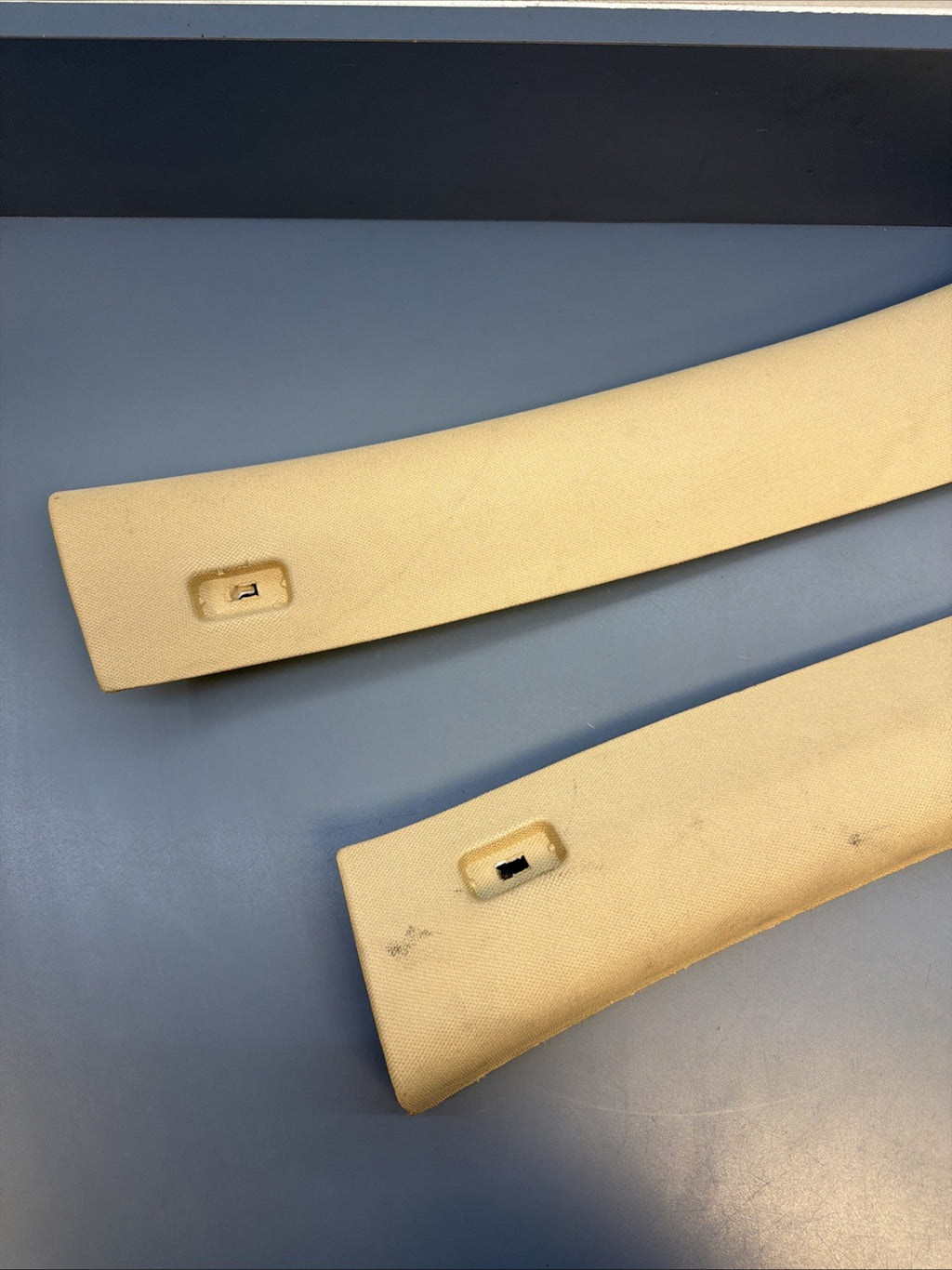 06-11 Bmw E90 328 330 335 Front Windshield A Pillar Column Cover Trim Set TAN