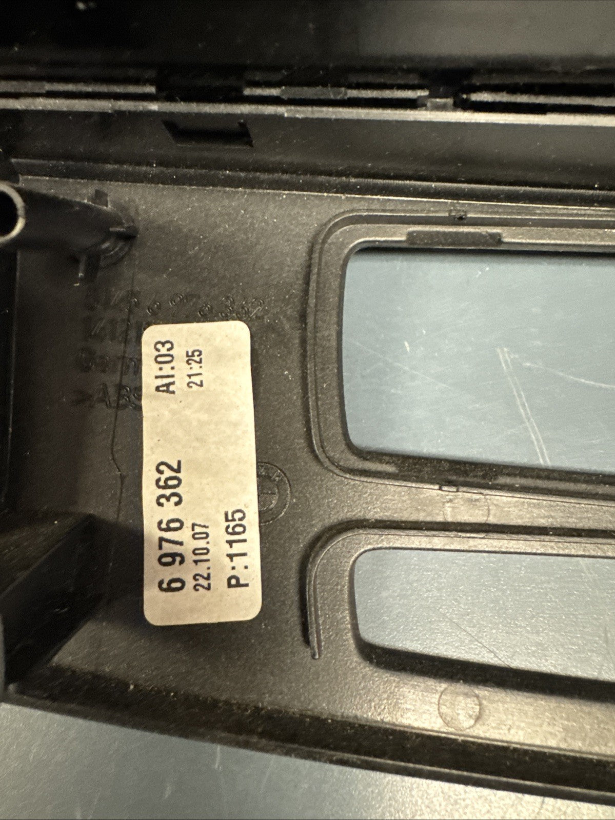 BMW E60 5 SERIES A/C HEATER TEMPERATURE CLIMATE CONTROL UNIT TRIM 6976362