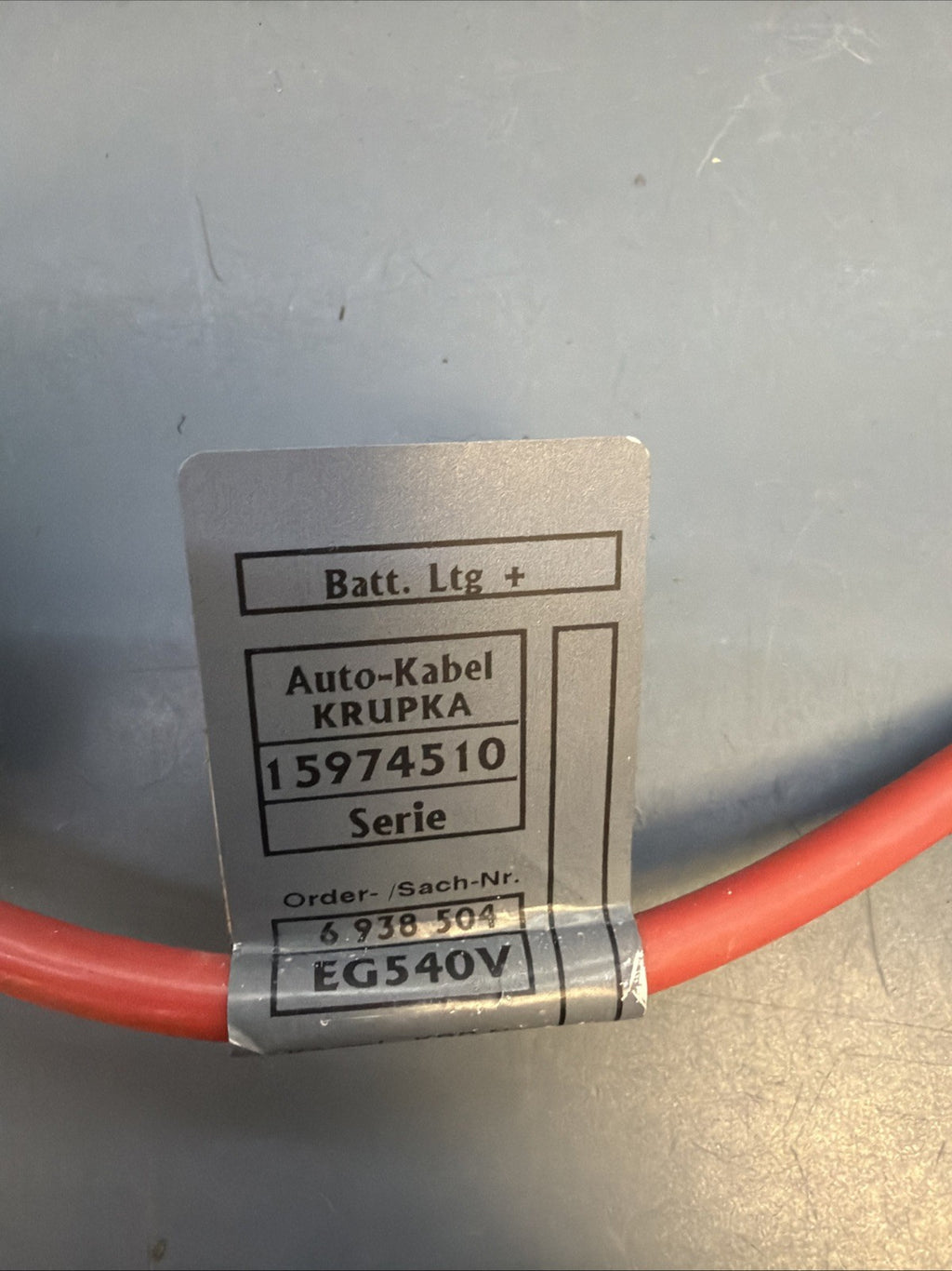 BMW 04-13 E90 3 SERIES POSITIVE BATTERY LEAD OEM 6938504/6938501