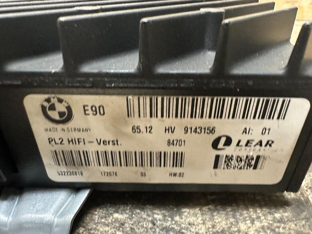 BMW 2006-2013 E90 LEAR HiFi AUDIO RADIO AMPLIFIER OEM 9143156