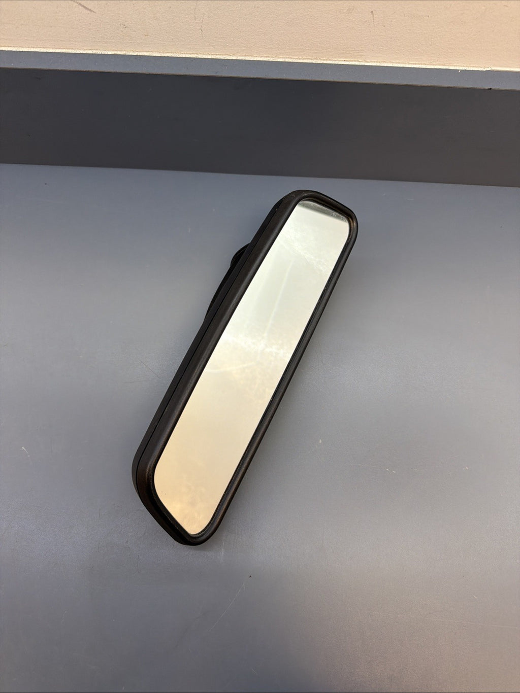 BMW E36 M3 3 Series Rear View Mirror Factory OEM Manual Dim 006199 Black