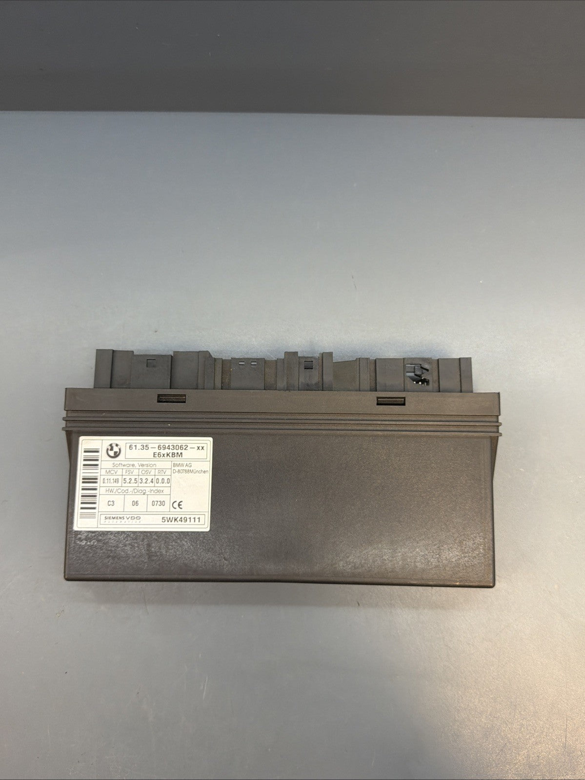 04-10 BMW E60 E63 E64 5 6 Series BCU BCM Body Control Module 6943062 OEM