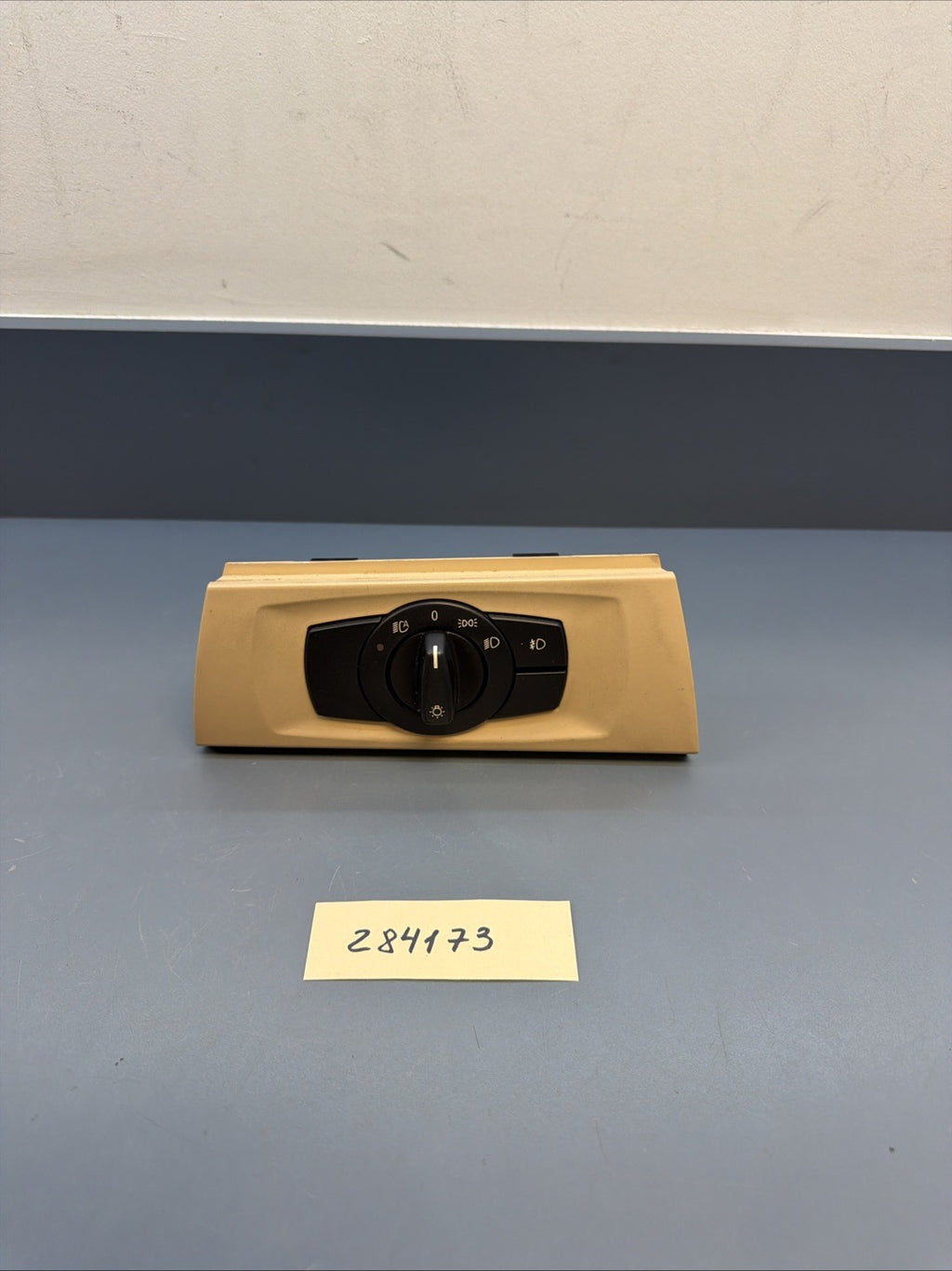 06-11 BMW E90 E92 328I SEDAN DASH HEADLIGHT FOGLIGHT CONTROL SWITCH TAN 6938864