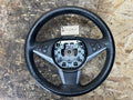 BMW 03-10 E60 5 SERIES BLACK LEATHER STEERING WHEEL W/BUTTONS OEM 11008818