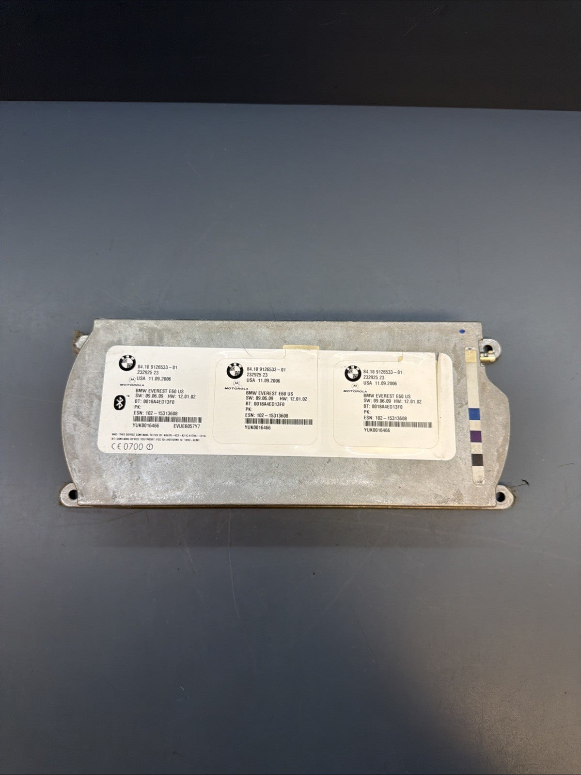 BMW 2005-2012 E90 E60 TELEMATICS BLUETOOTH CONTROL MODULE OEM 9126533