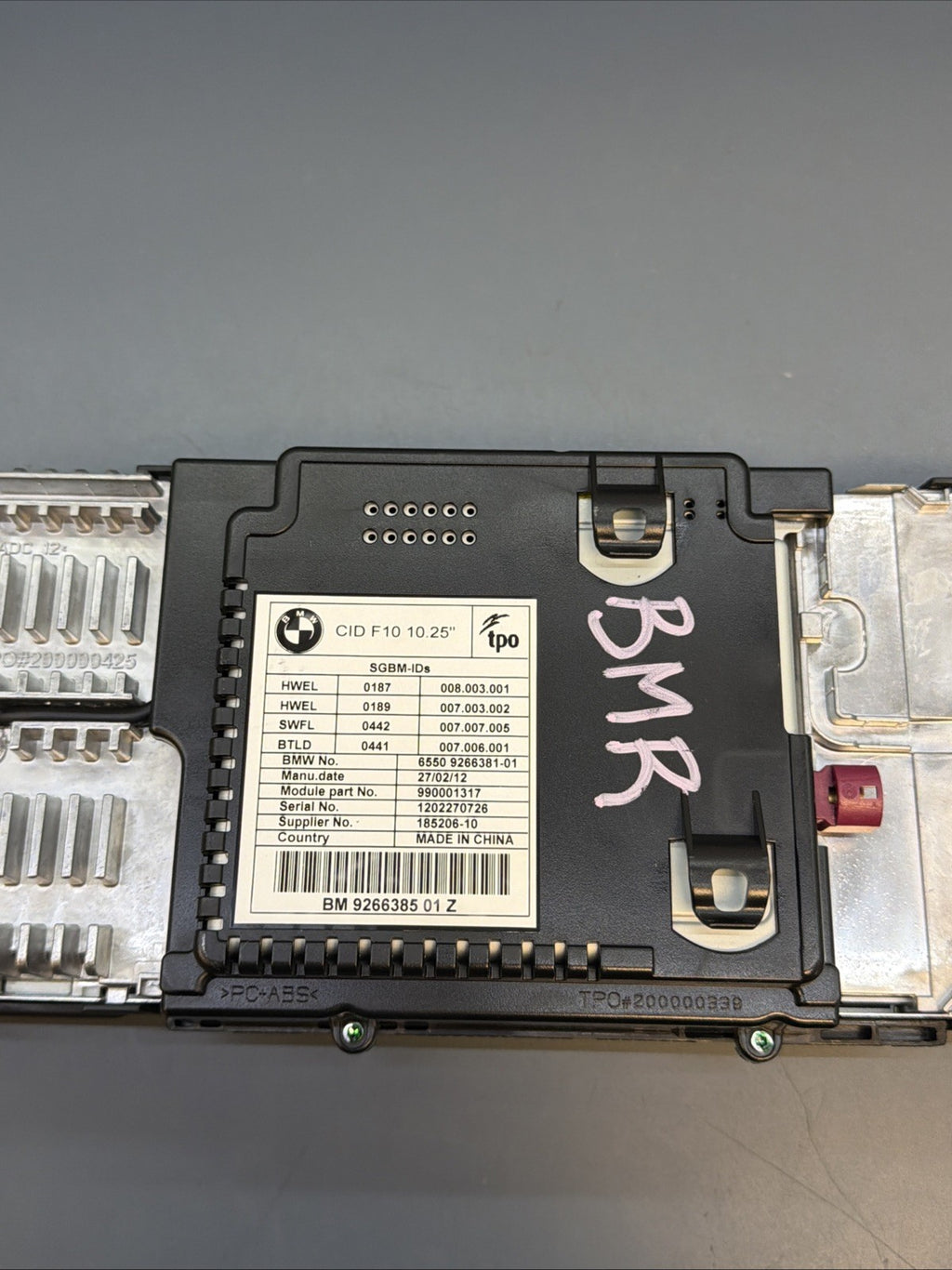 11-16 BMW F10 528 535 550 M5 Central Information Display Screen 9266385 OEM