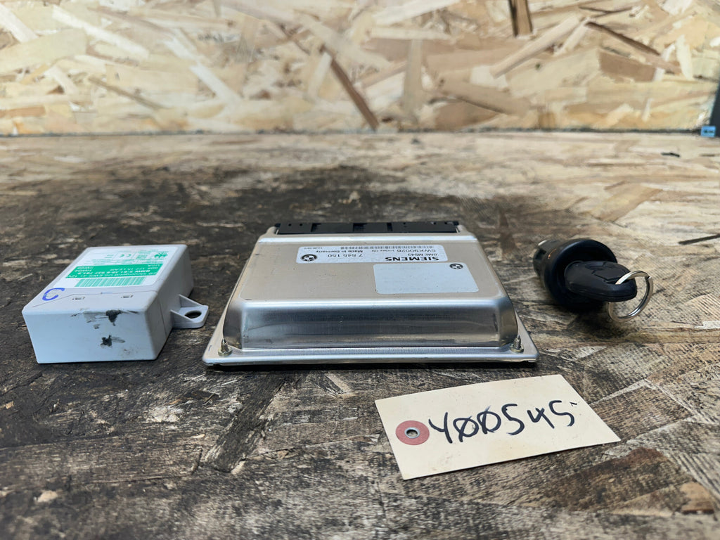 BMW 99-06 3 5 SERIES X5 Z3 M54 3.0 ENGINE ECU+CAS+KEY  SET 7545150 MS43