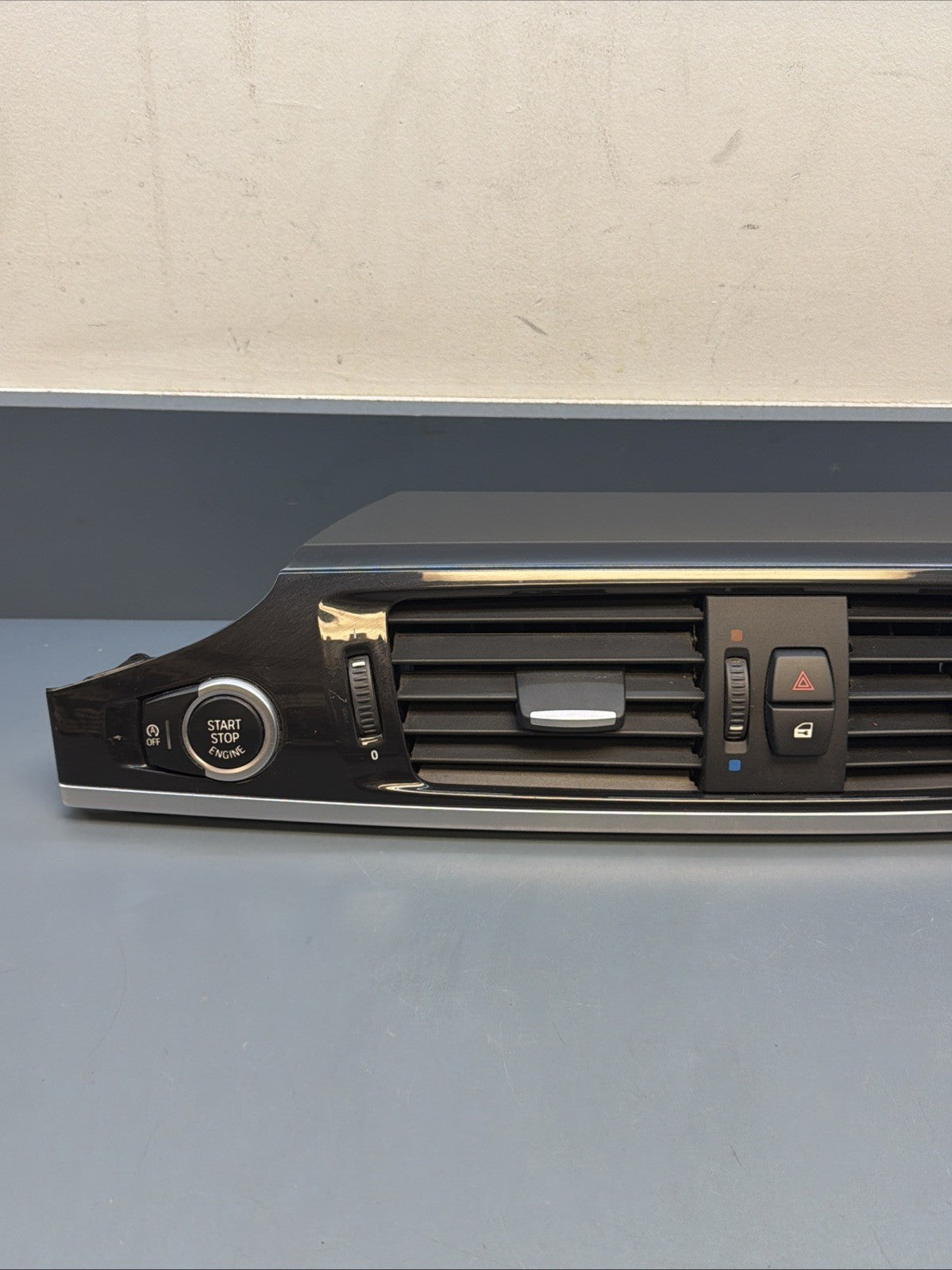 2011-2017 BMW X3 F25 Center Dash Air Vent Engine Start Stop Button OEM 9184742